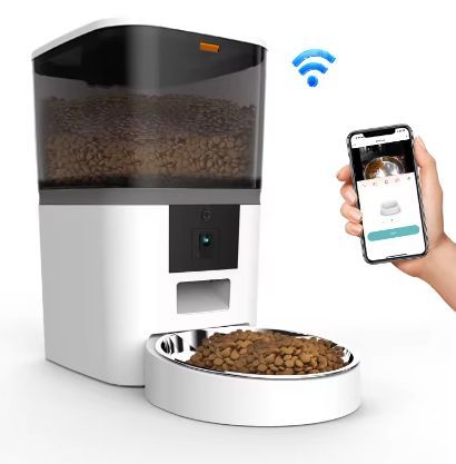 AUTOMATYCZNY PODAJNIK 6L Z KAMERĄ HD1080p Wi-Fi DOZOWNIK KARMY DLA PSA KOTA na Arena.pl