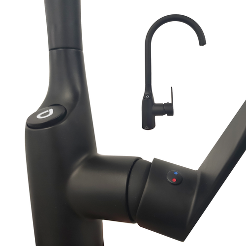 Dafi Flow Comfort D1 Podzlewowy filtr wody + bateria Como czarna na Arena.pl