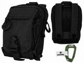 Kieszeń saszetka organizer zasobnik Mil-Tec Hextac Belt Pouch czarna+GR.