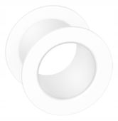 TULEJE WENTYLACYJNE DO DRZWI OKRĄGŁE BIAŁE