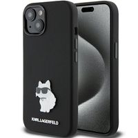 Karl Lagerfeld KLHCP15MSMHCNPK iPhone 15 Plus 6.7" czarny/black Silicone