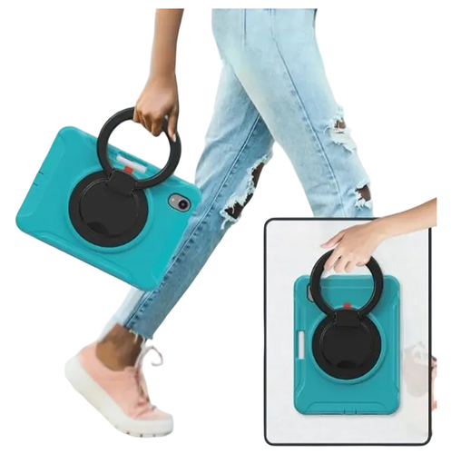 Etui Ochronne do iPad Mini 6 Obrotowy Uchwyt 360 Stojak Rysik Niebieskie na Arena.pl