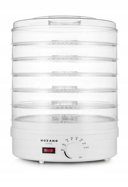 DUŻA SUSZARKA DO OWOCÓW WARZYW GRZYBÓW ZIÓŁ MOCNA 500W 6 SIT ZESTAW zdjęcie 12