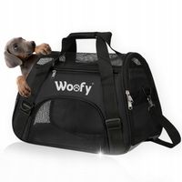 TRANSPORTER TORBA PODRÓŻNA DLA PSA KOTA ZWIERZĄT MATERIAŁOWY NA RAMIĘ