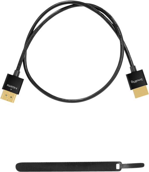 Smallrig 2957B - ultracienki kabel HDMI 4K 55 cm zdjęcie 2