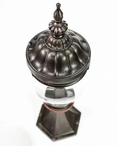 Lampa stojąca słupek duża zewnętrzna napięciowa zdjęcie 3