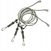 3 x Zestaw Helikopterowy krętlik LEAD CORE 75 cm