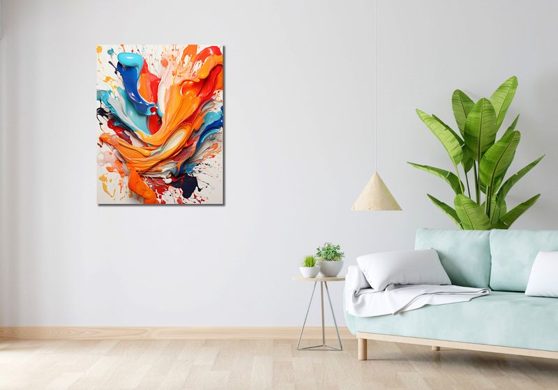 Obraz 70x90cm Taneczne Fale zdjęcie 2