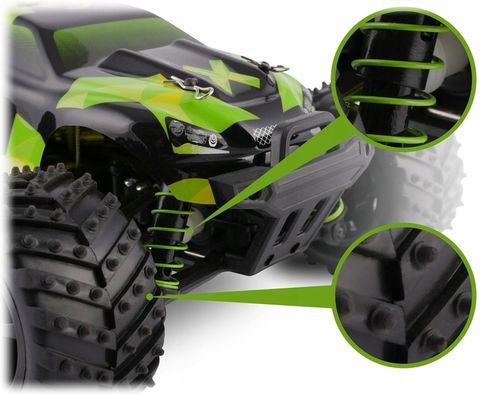 Overmax monster samochód zdalnie sterowany + pilot na Arena.pl