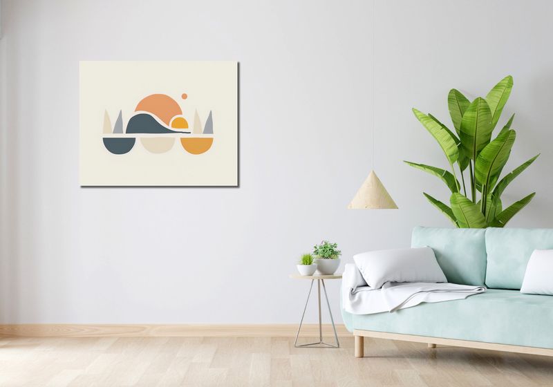 Obraz 90x70cm Pagórki Wyniosłości zdjęcie 2