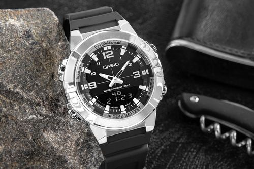 zegarek męski casio amw-870-1avdf + box na Arena.pl