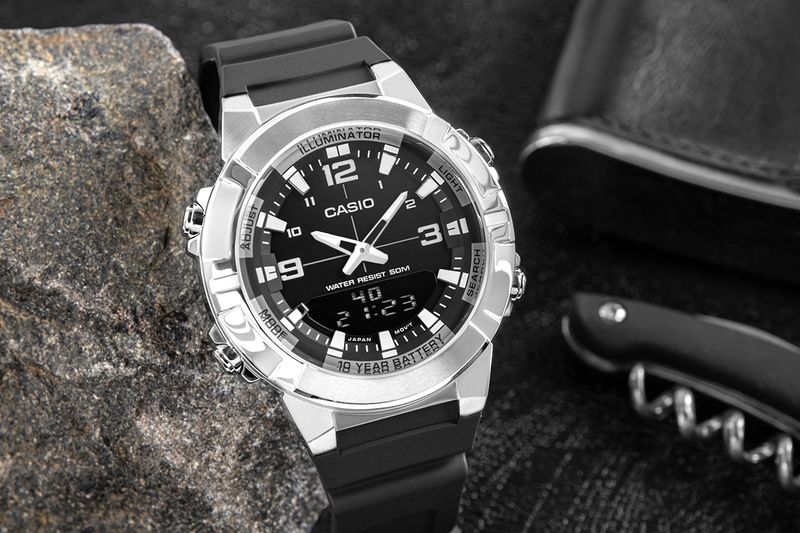 zegarek męski casio amw-870-1avdf + box zdjęcie 5