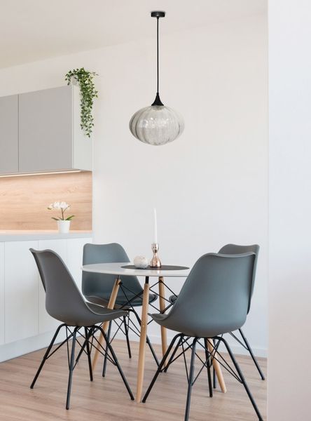 Exeter lampa wisząca 26,5 cm 1x40W E27 czarny zdjęcie 3