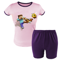 Krótka Piżama dziecięca Minecraft
