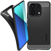 spigen rugged armor xiaomi redmi note 13 4g / lte matte black