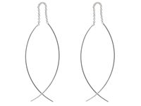 PRZEWLEKANE KOLCZYKI SREBRNE PRĘCIK DRUCIK ŁUK