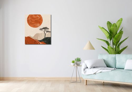 Obraz 60x70cm Afrykański Zachód Słońca na Arena.pl