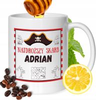 Kubek Dla Adriana Kolegi Przyjaciela Męża Z Nadrukiem Prezent Biały 330Ml