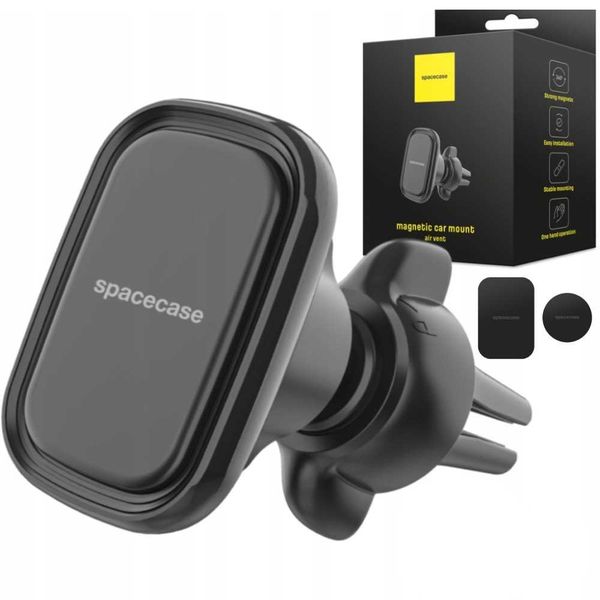 Spacecase Car Holder Sc08 Air Vent Magnetic Black zdjęcie 1
