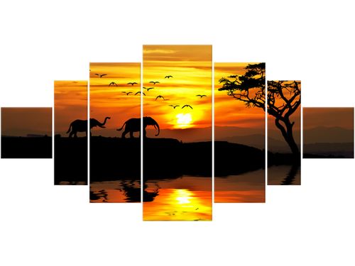 Obraz drukowany płótno 7 elementów 200x100 GRATIS na Arena.pl