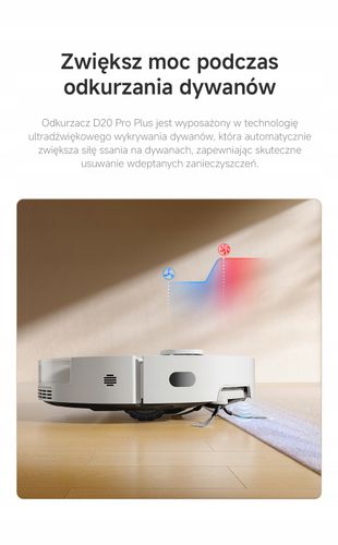 Robot sprzątający Dreame D20 Pro Plus biały na Arena.pl