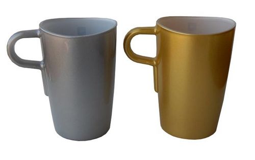 Kubek do latte macchiato szary Loop Leonardo na Arena.pl