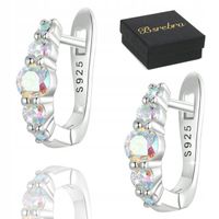 Kolczyki Srebrne PRÓBA 925 KOLCZYKI Srebro Damskie Angielskie Zapiecie