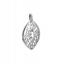 Srebrny wisiorek pr925 piękny ażurowy wzór z cyrkonią do łańcuszka