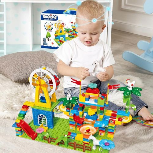 Klocki Konstrukcyjne Farma Duży Zestaw z 243 elementów dla Dzieci +3 lata na Arena.pl