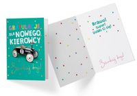 karnet  gratulacje dla nowego kierowcy pp-2207
