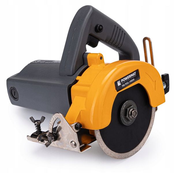PRZECINARKA TARCZOWA DO PŁYTEK GRESU GLAZURY 1400W 125mm 2X TARCZA POWERMAT zdjęcie 2