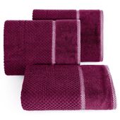 Ręcznik frotte CALEB8 70x140 amarantowy