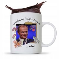 Kubek Donald Tusk Po Platforma Uśmiech Z Rana Z Nadrukiem Ze Zdjęciem