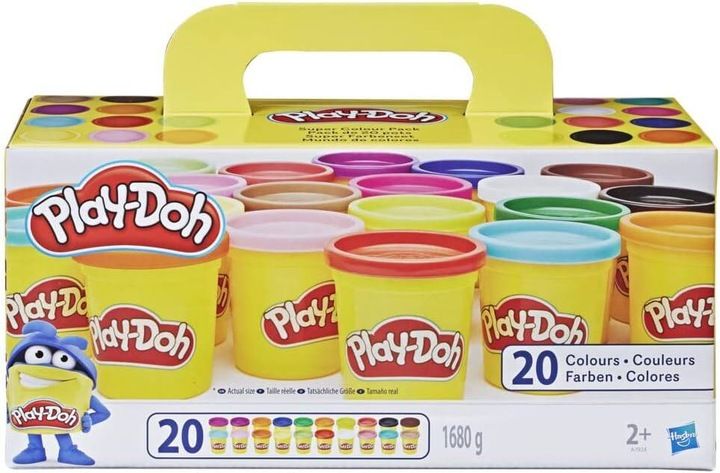 HASBRO PLAY DOH CIASTOLINA ZESTAW 20 TUB A7924 zdjęcie 3
