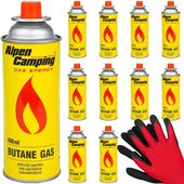 10 szt KARTUSZE GAZOWE ALPEN CAMPING GAZ DO KUCHENKI PALNIKA +