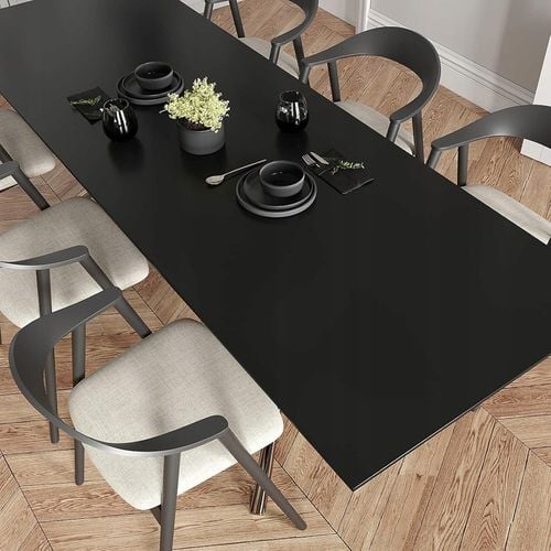 SAMOPRZYLEPNA MEBLOWA OKLEINA NA MEBLE CZARNA MATOWA 60cm x 10m na Arena.pl