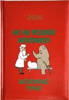 Kalendarz A5 2026 tygodniowy KSIĄŻKOWY PLANER DLA WETERYNARZA twój napis