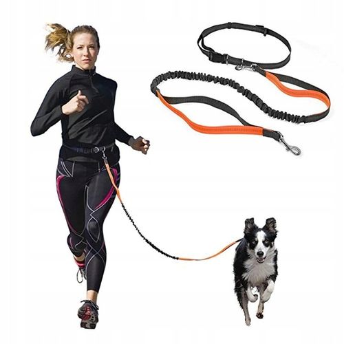Smycz elastyczna do biegania z psem pas 2m U001 na Arena.pl