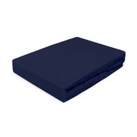 Prześcieradło z gumką 180x200 jersey 100% BAWEŁNA kolor granat
