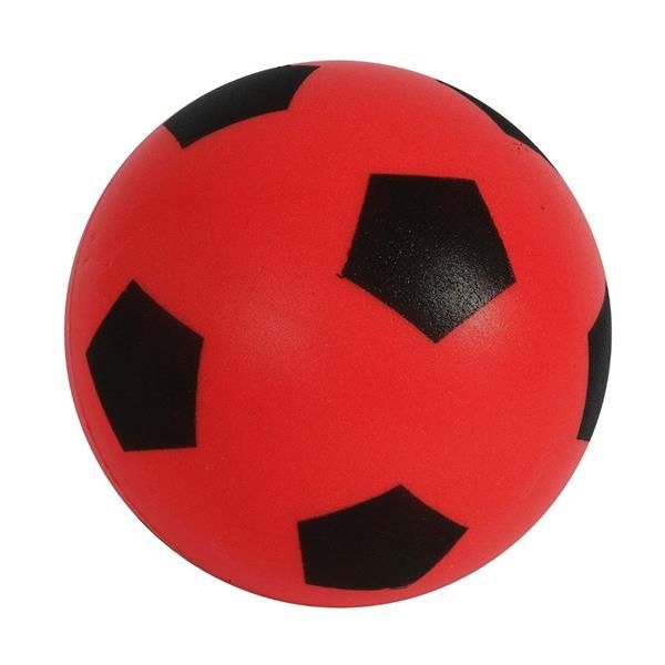 piłka nożna master soft - 18 cm - czerwona zdjęcie 1