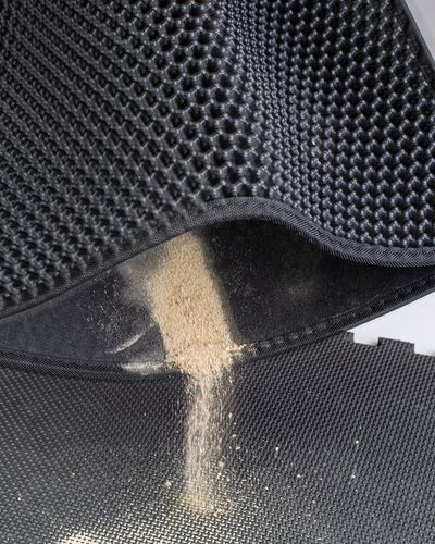 MATA POD KUWETĘ WYCIERACZKA DLA KOTA PODKŁADKA DWUWARSTWOWA DUŻA 60X45 na Arena.pl