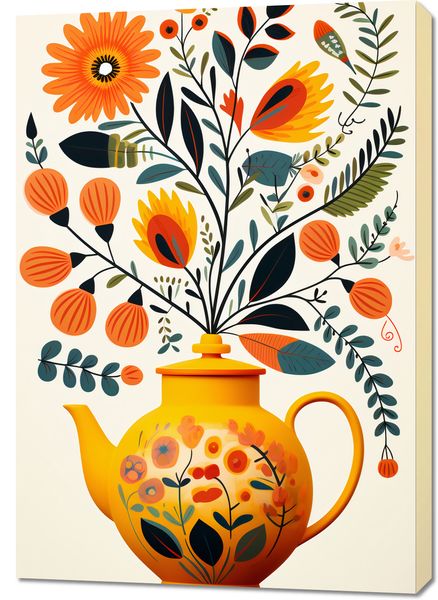 Obraz 70x100cm Bujna Herbata zdjęcie 1