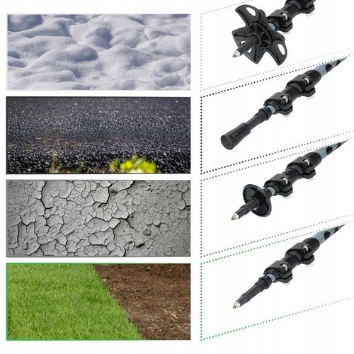 SOLIDNE KIJE TREKKINGOWE KIJKI NORDIC WALKING REGULOWANE DO CHODZENIA PRO na Arena.pl