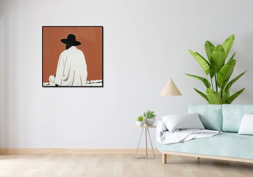 Plakat 80x80cm Rozmyślania w Oddali na Arena.pl