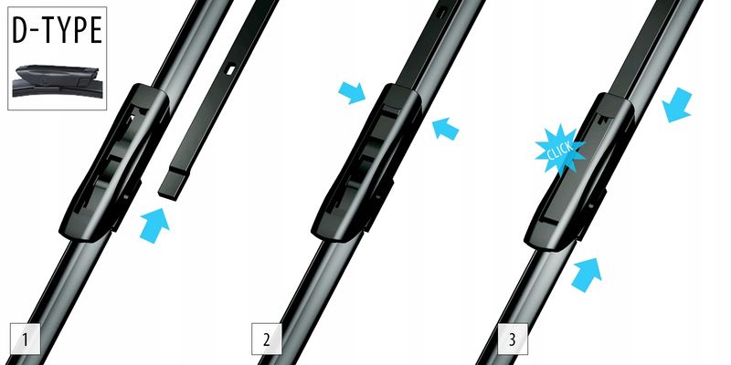 Wycieraczki przednie do Citroen DS3 (2010r-....) zdjęcie 3