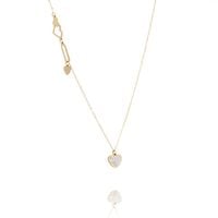 naszyjnik stal chirurgiczna pozłacana 14k gold nst1361