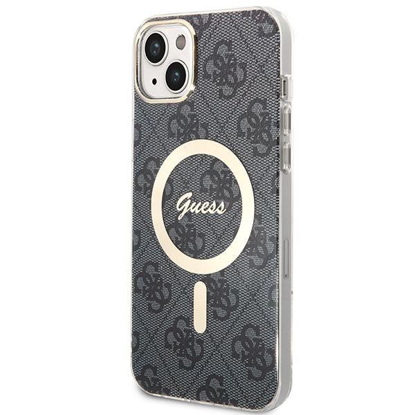 Etui Guess do iPhone 15, iPhone 14, iPhone 13, Czarny, MagSafe zdjęcie 2