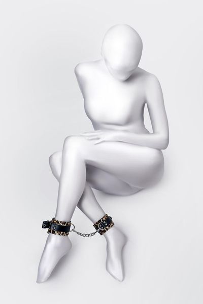 Anonymo Handcuffs, Pu Leather, Print, 27 Cm zdjęcie 3