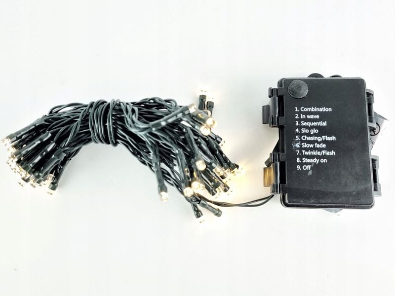 LAMPKI CHOINKOWE NA BATERIE 50 LED FUNKCJE TIMER zdjęcie 7