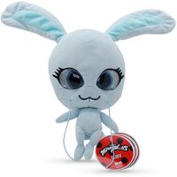 maskotka z bajki miraculous biedronka i czarny kot kwami fluff 24cm